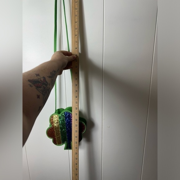 Cat & Jack Small Clover Rainbow Crossbody Purse - Picture 5 of 8